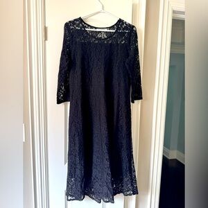 Elegant Black Lace Dress